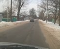 убитая дорога, множество мелких ям