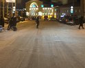 Ямы на дорогах на центральной улице города.