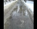 Люди ходят по лужам. Дорожку не ремонтировали лет 20. Дети утром ходят в садик, родители на работу этой дороги. Без резиновых сапог не возможно пройти.