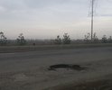Въезд в город Владикавказ,указанный участок дороги разрушен, требует капитального ремонта