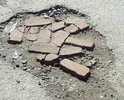 Асфальт сошёл со снегом и обнажились следы бывших цивилизаций