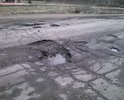 Огромные ямы на федеральной трассе.