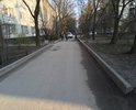 Дворовая территория улицы Павловской сильно разбита