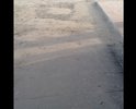 Асфальт местами отсутствует.