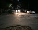 Дорога к детскому садику, а также перекресток в ужасном состоянии. Выезд на Халтурина в ужасном состоянии.