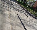 Недоделанная дорога вдоль дома ул.Мечникова 45