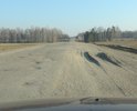 дорога отспана щебнем. разбивается после регулярного грейдирования за два дня.необходимо положить асфальт.