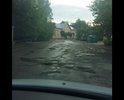 Глубина ям при съезде с ул. Кирова на улицу 19 Партсъезда достигает 10-15 см.