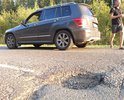Весь участок Тотьма-Никольск, состояние ужасное, ямы и кочки пробивающие подвеску занимают примерно 30-40% всего дорожного полотна.