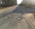 Участок в ненормативном состоянии. Ямы и выбоины
