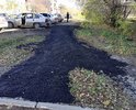 Один из самых оживленных перекрестков города. Практически все автобусные маршруты северной части города проходят здесь. Но... Даже ремонт нормально сделать не могут.