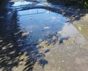 Вплавь добираются от ул.Федько до Комарова и по ул.Федько не только пешеходы, но и машины.Края луж уже нет, не говоря уже об глубине.