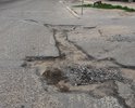 Дорога в ужасном состоянии.