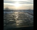 Путилово.Дорога вся убита, торчит арматура