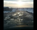 Путилово.Дорога вся убита, торчит арматура