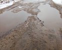 Асфальт в селе положили в начале 90-х годов прошлого века и больше об этой дороге никто не вспоминал. Дорога расположена в селе Устье Тотемского района Вологодской области. А в самом селе находится знаменитейший на всю область храм - Покрова Пресвятой Богородицы. Знаменит он тем, что не закрывался никогда. В самом храме имеется уникальный иконостас конца ХV111 века и два мраморных иконостаса в двух церковных пределах. В связи с чем, село (официально почему-то - деревня) посещается и паломниками и туристами. О дорожной проблеме можно сказать ещё больше - к селу ведет грунтовая дорога, длиной 18 километров. Это не дорога - это большая катастрофа.