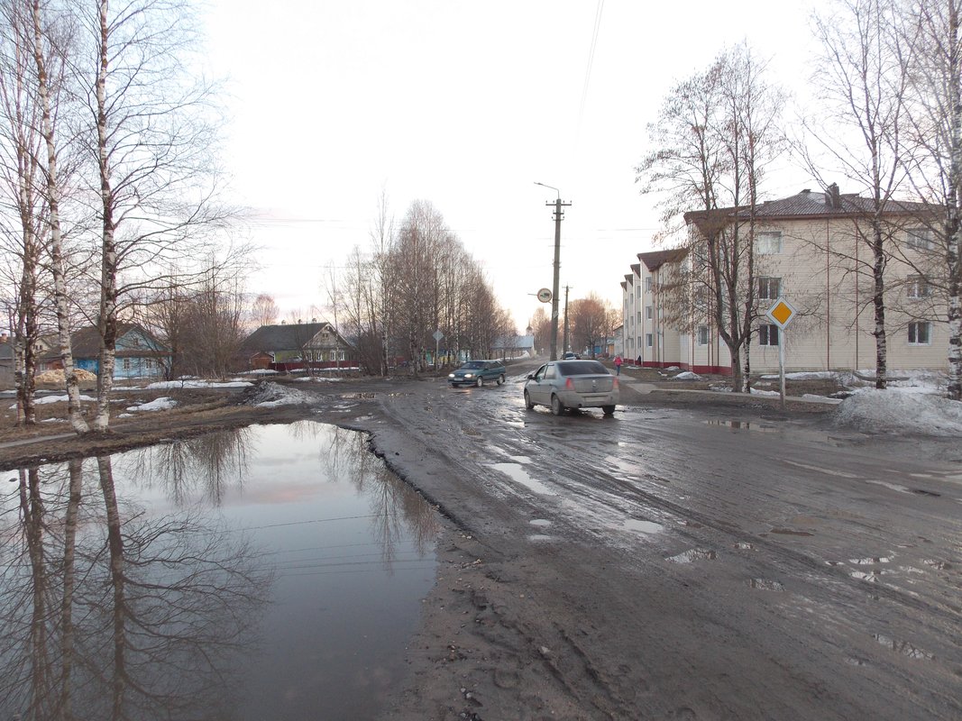 Карта убитых дорог города Каргополь