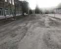 При строительстве Филиала №2 МРО ФСС РФ дорогу вскрыли для прокладки коммуникаций. И "забыли" вернуть к первоначальному состоянию.