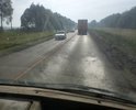 Одну полосу сделали, вторую забыли. И так уже с прошлого года.