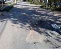 Дорога убита полностью. Администрация ЭМР отчиталась о том, что ямочный ремонт на данной дороге выполнен в июле.