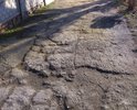 Разрушено покрытие тротуара
