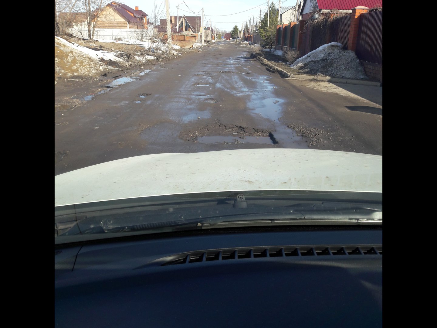 Новомосковск, Васильковая улица — Проект Общественной организации Убитые  Дороги «Дорожная инспекция / Карта убитых дорог»