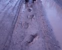 Это официальный въезд в деревню. Куда только не обращались. Дороги нет вообще! Ни скорая, ни пожарные к нам проехать не могут! Яндекс всех ведёт по этой дороге, а люди потом застревают и ходят по домам с просьбой вытащить машины.