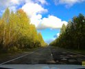Многочисленные ямы на 65-66 км трассы Ухта - Вуктыл