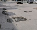 Ямы на данном участке дороги не первый год,только увеличиваются с каждым днём.