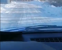 лёд на дороге....(КРАСНОЯРСКИЙ РН, УЛ. Луговая)