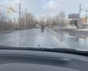 Приведите в порядок дорогу по улице Белорусской. Мало того что нескончаемый поток талого снега, так ещё и ямы диаметром более метра!
