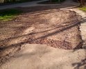 Когда заасфальтируют яму на тротуаре  по Красных Коммунаров 4 а ?  Не возможно катить коляску.