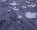 непригодное покрытие дороги от деревни Плесенское до СНТ Романтика