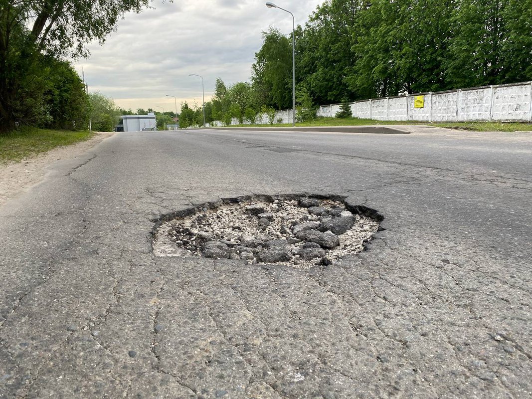 Карта убитых дорог города Химки