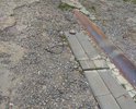 Участок дороги по ул. Чехова на пересечении с 1 Мичуринским переулком полностью разбит, дорожное полотно отсутствует полностью.