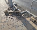 Когда восстановят покрытие на тротуаре, разрушенное после N-ой переделки Московского шоссе? Участок за остановкой Киевская в сторону города, напротив ИТ-парка и Скалы. В узком месте яма на половину тротуара