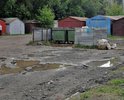 Дорога у площадки ТКО и территория за самой площадкой. Пару десятков лет назад большое пространство перед площадкой ТКО (на первом фото) было асфальтировано. Асфальт со временем пришел в негодность, ремонтные работы на этом участке никогда не проводились, хотя это одна из дорог к 1 школе, к техникуму, проезжая часть и по совместительству подход к площадке ТКО. Недавно участок перед ТКО и за площадкой ТКО посыпали асфальтобетонным ломом, как временное решение. Просим организовать укладку асфальта на этой проезжей части, перед ТКО и убрать остатки асфальтобетоного лома за ТКО, асфальтировав пространство вокруг мусорной контейнерной площадки.