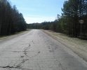 Совершенно убитое полотно дороги от Осиновки через Мартьяново до Шишенино (Нижегородская область)