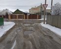 Просим произвести ремон этого ужасного участка!Дорожное покрытие как после бомбежки, заехать и выехать невозможно! 
( Хотя бы выровнять грейдером!)