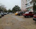 Дорога вокруг дома ул. Набережная 6 в пгт. Приморский в очень плохом состоянии. По ней ездит Скорая. А со двора ещё хуже, заложена кирпичами, перекопана водоканалом.