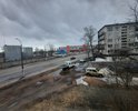Аварийный участок дорог после зимы во дворе домов: Ленинградское шоссе д.30, 32, 34 и Гатчинский пер., д.1. Огромные ямы, вероятность поломки автомобиля.