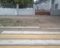 с.Турунтаево, ул.50 лет Октября, рядом с Площадью.
Пешеходный переход не оформлен должным образом, пешеходы ходят по пыльной тропинке.