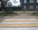 с.Турунтаево, ул.50 лет Октября, рядом с Площадью.
Пешеходный переход не оформлен должным образом, пешеходы ходят по пыльной тропинке.