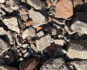 Засыпали дорогу развалинами от какого-то здания, с мусором, банками, и железной мантировкой, которая торчит из этих кирпичей! Здесь проехать на автомобиле не реально - не оставив колеса и брюха!