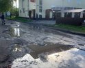 Добрый день! Уже много лет не ремонтируется дорога около дома Строителей 54а. Ездят каждый день много грузовых машин в сторону колонии 6 и постоянно разбивают дорогу. На легковой машине по этой дороге уже почти невозможно проехать.