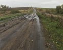 Убитая межпосековая дорога Болотниково-Мельцапино от федеральной трассы М5 подъезд к городу Саранск.