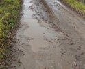 Дорога убитая вконец много лет: ямы, ухабы. Личные автомобили жителей и собственников участков постоянно также убиваются на этой дороге. Срок службы амортизаторов, шаровых опор, стабилизаторов, пружин, шарниров значительно снижается. Аварийные и другие службы: скорая, такси очень нехотя соглашаются ехать. Кольца разошлись на одном из участков, что создало прямоугольную яму размерами примерно 40х80 см, и глубиной более полуметра. Дети на велосипедах рискуют получить серьезную травму. Администрация ссылаясь на нехватку денег отказывается ремонтировать.
