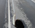 Сделали новый тротуар и асфальт, но почему те кто делали ремонт, забыли про коммуникации под асфальтом?  Из-за чего произошел обвал и дыры на дороге.