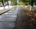 Пешеходная дорога давно не ремонтировалась, ходить не возможно.