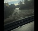 Ужасные ямы при въезде на улицу кронштадтскую рядом находятся магазины и Водоканал.